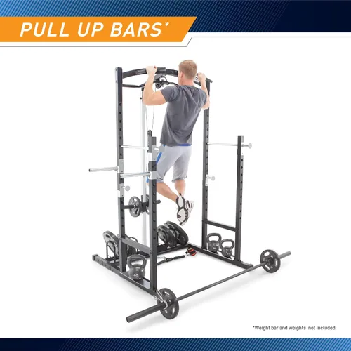 Miniatura 7 de Marcy Strength Training Home Gym Cage with Pulley System for Weightlifting, Bodybuilding, Full Body Workout Equipment for Home Exercise