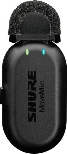 Miniatura 10 de Shure MoveMic One - Micrófono Lavalier Inalámbrico Pro Directo al Teléfono para iPhone y Android, Micrófono Mini Bluetooth, 24 Horas de Carga