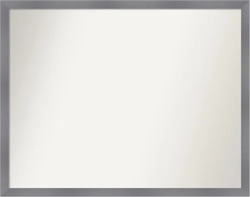 Miniatura 124 de Amanti Art Espejo personalizado, espejo de baño gris plomo a rayas, espejo de pared o espejo de tocador de baño sobre el fregadero