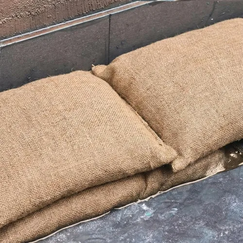 Paquete de 5 bolsas de arena sin arena, barreras de agua para garaje, barreras de inundación, bolsas de arena de 16 x 24 pulgadas para inundaciones,