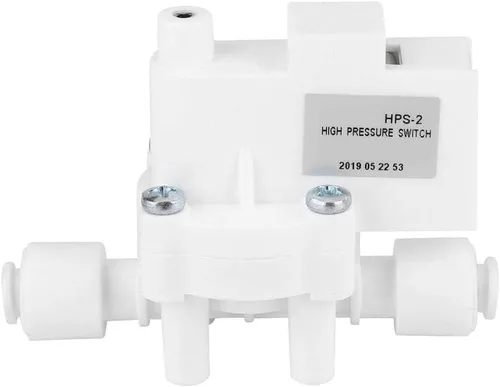 Regulador del interruptor de presión de 1/4" DC 24V 0.25MPa para sistemas de bomba de filtro de agua RO de ósmosis inversa