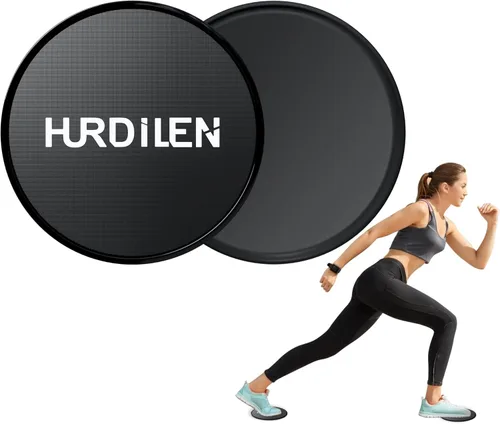 Deslizadores de núcleo, discos deslizantes de ejercicio de doble cara para uso en alfombras y suelos de madera dura, aparato de fitness ligero y