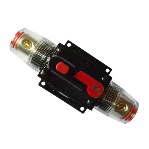 Miniatura 12 de ZOOKOTO 20 A 30 A 40 A 50 A 60 A 80 A 100 A 150 A 200 A 250 A 300 A interruptor de circuito con soporte de fusibles de reinicio manual para auto