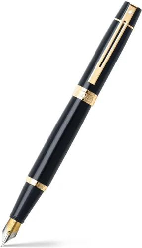 Miniatura 11 de Sheaffer 300 - Bolígrafo de punta redonda con detalles en cromo y tono dorado Ribete cromado/dorado