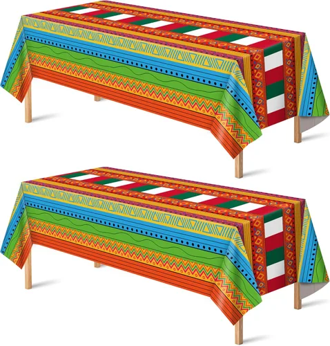 Miniatura 9 de OHOME Decoraciones del 4 de julio, mantel de plástico con bandera patriótica estadounidense para decoraciones del día de los veteranos, accesorios