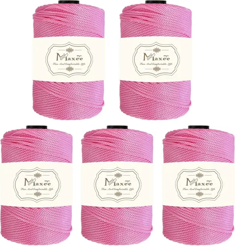Miniatura 65 de Cordón de macramé premium de poliéster 3 mm × 218 yardas, cordón de macramé 100% polipropileno de 3 mm, ideal para crochet, colgadores de pared, 30