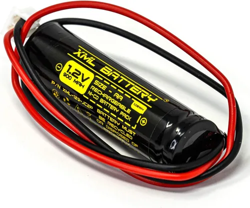 Miniatura 2 de 1.2v 900mAh Unitech AA900mAh AA BST DAA900BT D-AA900BT Ni-CD Batería Recargable Reemplazo para Señal de Salida Luz de Emergencia