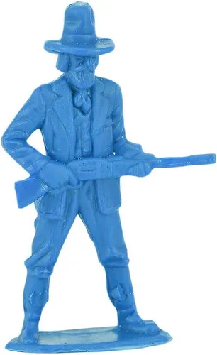 Miniatura 3 de 60 Piezas Figuras de Soldado Indio Vaquero en Varias Posturas para Cumpleaños Figuras Nativas Americanas, Kit en Miniatura de Vaquero del Salvaje