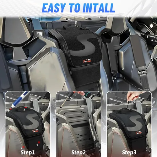 Miniatura 7 de StarknightMT 2020-2025 Bolsa de almacenamiento PRO XP 1680D impermeable Bolsa central Compatible con Polaris RZR PRO XP/XP 4 2020 2021 2022 2023