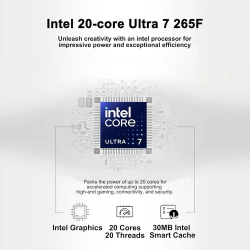 Miniatura 4 de Dell Alienware Aurora ACT1250 Gaming AI Desktop Intel 20-core Ultra 7 265F 32GB RAM 1TB SSD GeForce RTX 5080 GDDR7 (hasta 1801 AI Tops) 9.449 in