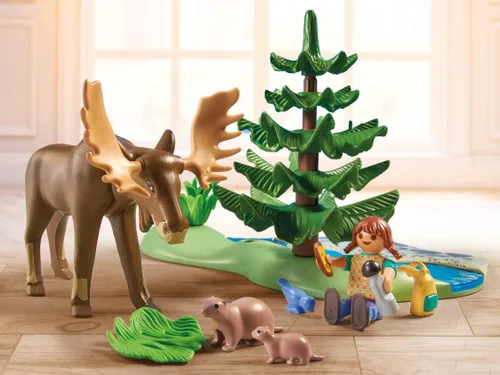Miniatura 7 de PLAYMOBIL Wiltopia 71403 Excursión a los Animales de América, Juguetes Sostenibles, desde 4 años