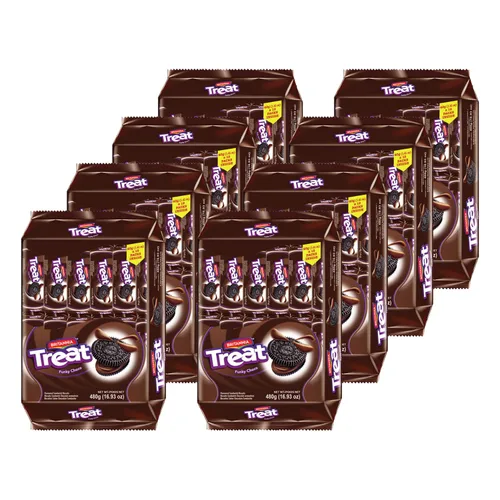 Miniatura 8 de BRITANNIA Treat Naughty Jim Jam Biscuits Sandwich 3.52oz (100g) – Galletas aromáticas para sándwich – Magic of Naughty Jim Jam Cream Cookies