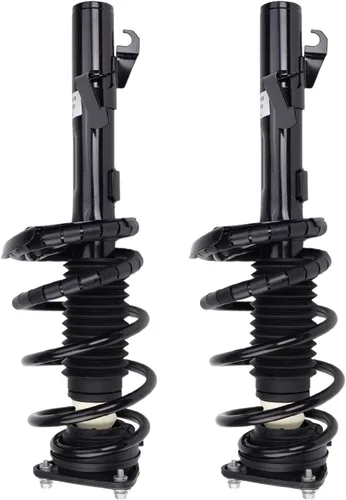 Miniatura 18 de Puntales de amortiguador de repuesto, conjunto completo delantero en pareja, compatible con Nissan Altima 2013-2018 172901/172902 Negro