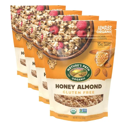 Miniatura 7 de Nature's Path Granola orgánica, miel de almendras, bolsa de 11 oz