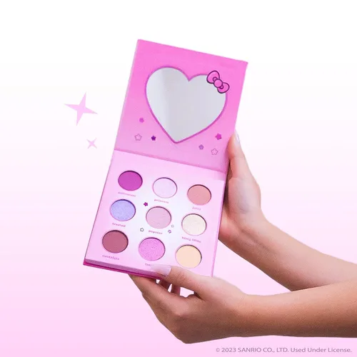 Miniatura 5 de The Crème Shop Hello Kitty Y2K Angel Baby Paleta de sombras de ojos, rosa