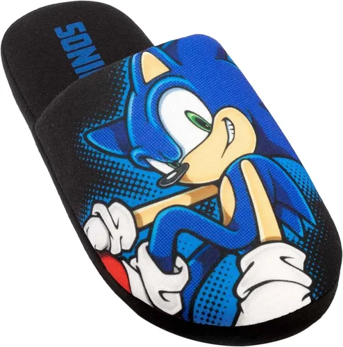 Miniatura 3 de Sonic The Hedgehog Pantuflas para hombre, mocasines de ajuste ancho