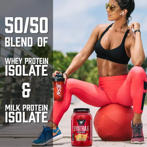 Miniatura 3 de BSN SYNTHA-6 - Proteína aislada en polvo, proteína de mantequilla de maní en polvo con aislado de proteína de suero, aislado de proteína de leche