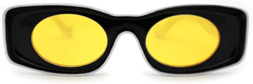 Miniatura 2 de SA106 Gafas de sol de plástico cóncavas gruesas únicas para mujer