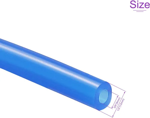 Miniatura 3 de DMiotech 3/8 "(9mm) ID 1/2 "(12mm) OD 3.3 pies tubo de silicona azul industrial tubo de silicona para bomba de aire de agua
