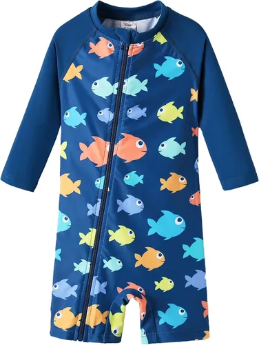 Miniatura 12 de UMELOK Traje de Baño para Bebé Niño UPF 50+ con Protección Solar y Protección contra Erupciones