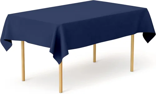 Miniatura 69 de Pomp Mantel Premium de Poliéster de 60" x 84" en Color Amarillo Plátano Tela Fácil de Cuidar, Resistente a Arrugas y Manchas Para Mesa Banana