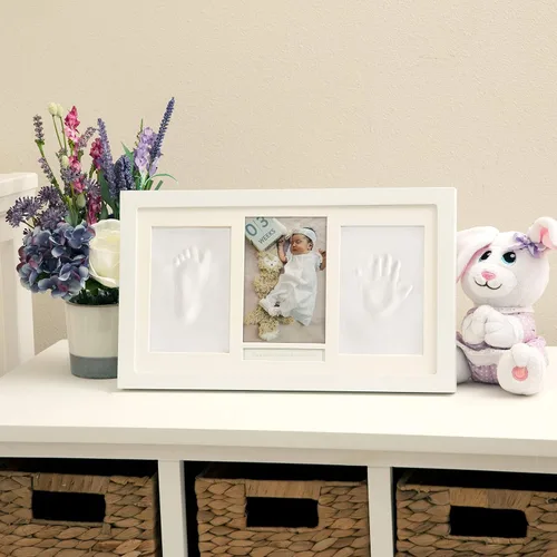 Miniatura 8 de Nuby Kit de fundición de arcilla con caballete más cintas azules y rosas para recién nacidos y niños