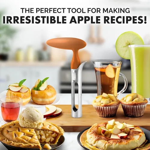 Miniatura 6 de Zulay Kitchen Herramienta Premium para Descorazonar Manzanas - Hojas Ultra Afiladas, de Acero Inoxidable, Serradas para Descorazonas Fáciles - Fácil