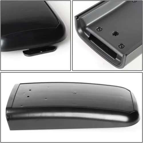 Miniatura 2 de Auto Dynasty Tapa de reposabrazos de consola central ABS estilo OE con pestillo compatible con Chevy Trailblazer GMC Envoy Isuzu Ascender 02-09