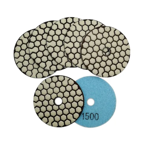 Miniatura 11 de SHDIATOOL Almohadillas de pulido de diamante seco de 3 pulgadas Grit 50 para cuarzo de mármol de granito (paquete de 7)
