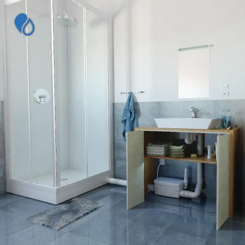 Miniatura 2 de SFA SANIFLO - Sanishower - Bomba de drenaje de agua gris - Compacta y silenciosa (44 dBa) - Potente rendimiento interior/exterior - 4 años