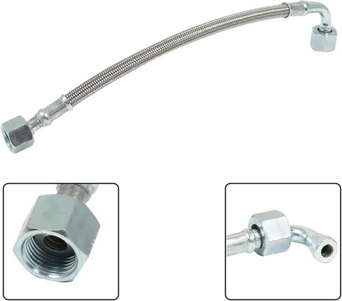 Miniatura 7 de labwork Reemplazo del tubo de la línea de alimentación de aceite Turbo para Cummins 24V 2003-2019