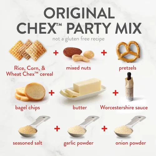 Miniatura 8 de Chex de maíz sin gluten, cereal para el desayuno, ingrediente casero de Chex Mix, 12 oz