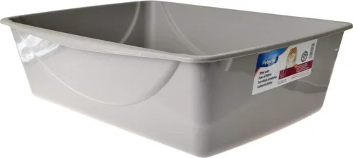 Miniatura 10 de Petmate Bandeja de arena, azul/gris, pequeña, fabricada en Estados Unidos