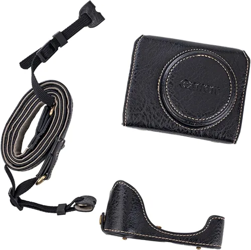 Miniatura 9 de Rieibi G7 X G7X II G7X III - Funda de piel vintage para cámara réflex digital Canon PowerShot G7X G7X Mark II G7X Mark III, funda protectora