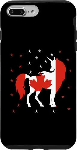 Miniatura 12 de Funda para iPhone 13 Pro Max Unicornio Bandera de Canadá