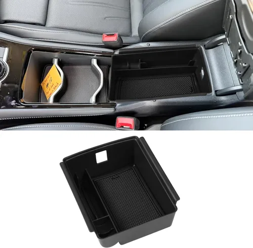 TTCR-II Compatible con el organizador de consola central Volkswagen Tiguan 2025-2026, para consola VW Tiguan 2025 2026, bandeja organizadora de