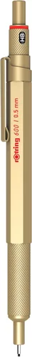 Miniatura 2 de ROTTLING Portaminas Oro 600 2158796 0.020 in rOtring Lápiz mecánico Escritura fina Papelería Pluma de dibujo alemán Bolígrafo profesional