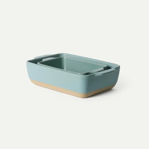 Miniatura 9 de Mora - Plato para hornear de porcelana profunda, 9 x 13 pulgadas, apto para horno a mesa, congelador Earl Grey