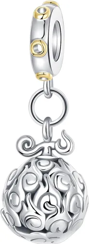 Miniatura 36 de Dije de girasol con diseño de estrella y luna y elefante para pulsera, collar de plata de ley 925, dijes de corazón de amor para mujer, regalo