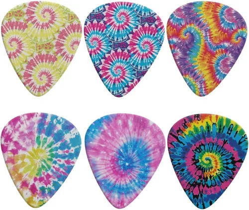 Miniatura 15 de KEIAHUAN Cool Skull - Púas de guitarra – Plectros triángulos clásicos para bajos, guitarras acústicas y eléctricas – Púas pesadas para guitarristas