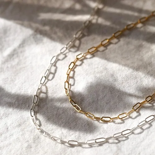 Miniatura 5 de CHESKY - Gargantilla de oro para mujer, chapado en plataoro de 14 quilates, gargantilla de cuentas satélite, delgada, de moda, collares de clip