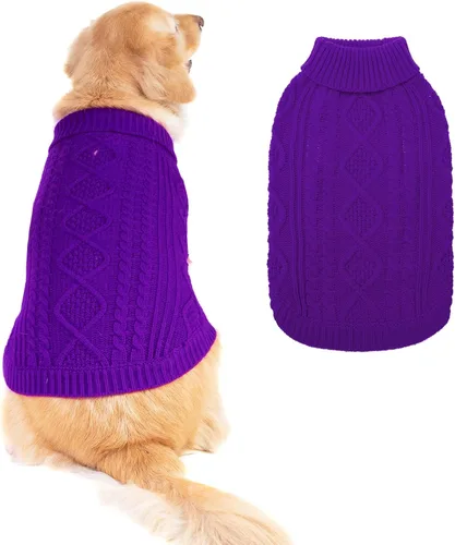 Miniatura 24 de BINGPET Suéter de Punto Térmico para Perros Pequeños, Medianos y Grandes, Abrigo de Invierno para Perros y Gatos, Conjuntos de Sudaderas Cálidas