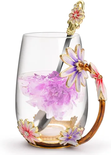 Miniatura 20 de OEAGO Regalos de hermana para hermanas para mujeres, elegante taza de té, regalos únicos de Navidad y cumpleaños para hermana, pequeña, grande