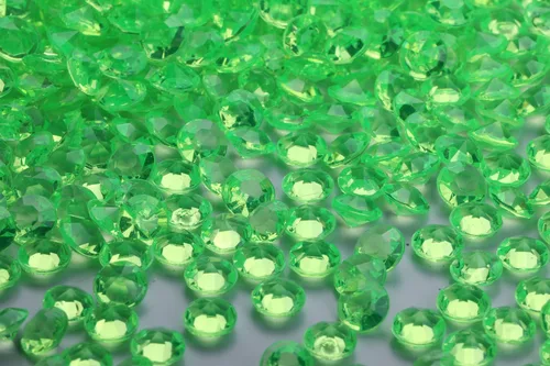 Miniatura 15 de 5000 unidades por paquete de cristales de confeti dispersos para mesa de boda, diamantes acrílicos de 0.236 pulgadas (0.236 in), diamantes