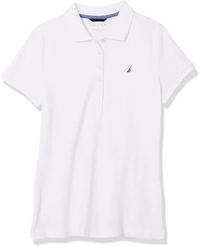 Miniatura 6 de Nautica Polo de algodón de manga corta con 5 botones para mujer