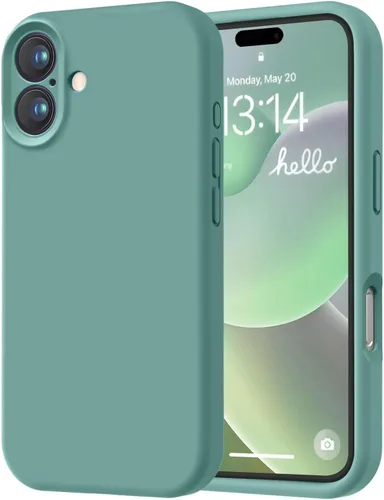 Miniatura 386 de LOVE 3000 Compatible con Funda para iPhone 15, [Cámara de Cobertura Completa de Silicona Suave] [Protección contra Caídas de 8 pies], Forro de Negro