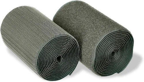 Cinta de gancho y bucle de 4 pulgadas de ancho, verde follaje, para coser, no adhesiva, de 1 yarda de largo, cinta de gancho y bucle de nylon verde