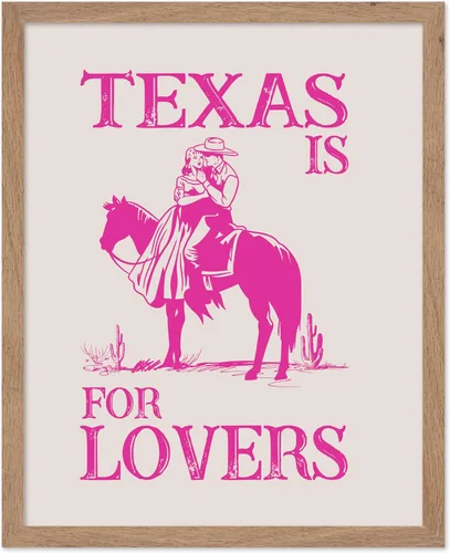 Miniatura 39 de Poster Master Póster retro de vaquera rosa con texto en inglés "Raise Hell", diseño de pared occidental, regalo para hombres y mujeres, decoración