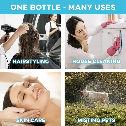 Miniatura 4 de Pulverizador continuo de agua para el cabello, ultra fino, botella de spray, atomizador sin propelente para peinado, limpieza, jardinería