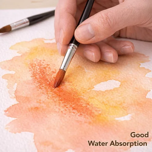 Miniatura 4 de 240 hojas de papel de acuarela a granel, papel de prensa en frío de 110 lb/230 GSM, papel de color de agua blanca para dibujar tarjetas de regalo